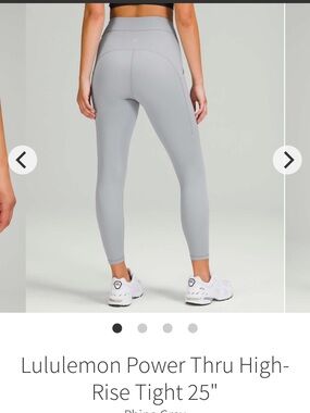 Lululemon Power Thru High-Rise Tight 25"
Rhino Grey